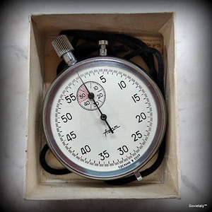 agat chronograph 0,2s made in ussr box GOST